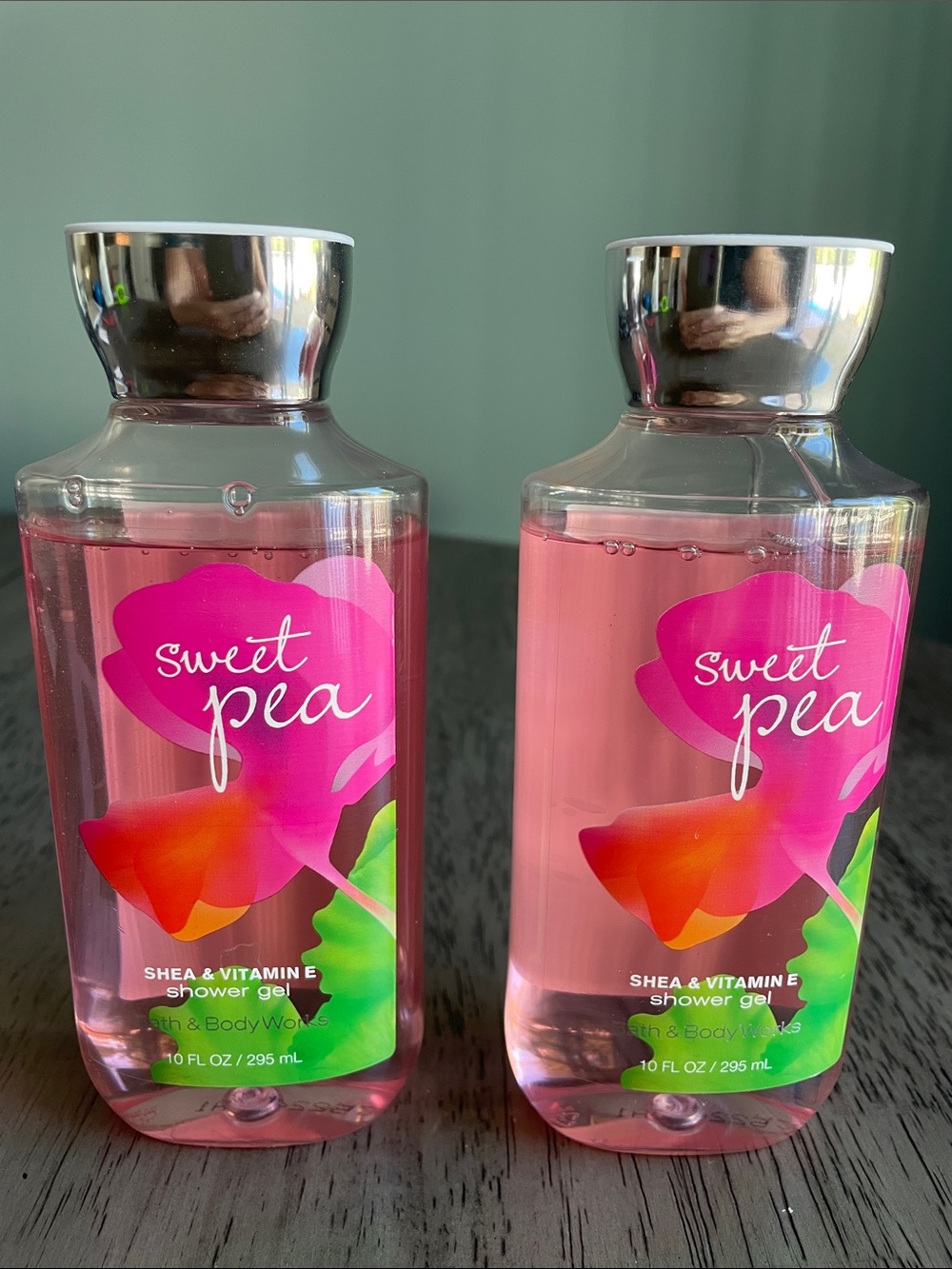 Set of 2 Bath & Body Works Sweet Pea Shower Gel